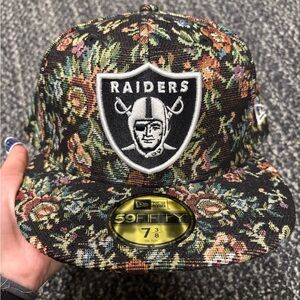 New Era Floral Pattern Cap with Team Logo